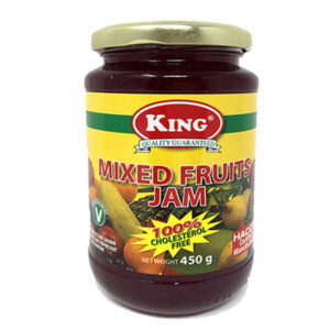 KING MIXED FRUIT JAM 450G 12 units/Carton