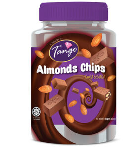 TANGO 50S ALMOND CHIPS CHUNKIES 18 units/Carton