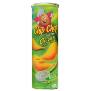 CHIP CHOP SOUR CREAM& ONION FLAVOUR 107G 24 units/Carton