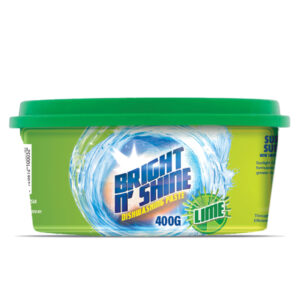 BRIGHT N SHINE DISH WASH PASTE LIME 400G 24 units/Carton