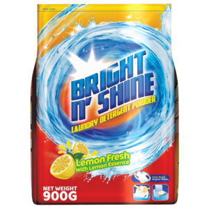 BRIGHT N SHINE DET POWDER LEM FRESH 900G 12 units/Carton