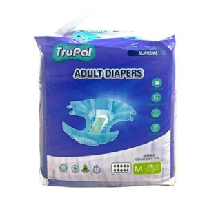 TRUPAL ADULT DIAPERS NIGHT MEDIUM 10S 8 units/Carton